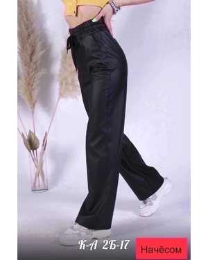 БРЮКИ ТКАНЬ КОЖА