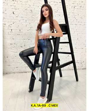 ЛЕГГИНСЫ В РАЗМЕР ТКАНЬ КОЖА