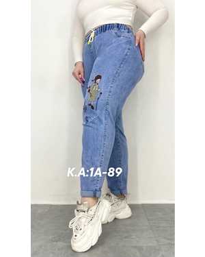 ДЖЕГГИНСЫ В РАЗМЕР ТКАНЬ ДЖИНС