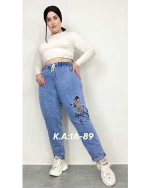 ДЖЕГГИНСЫ В РАЗМЕР ТКАНЬ ДЖИНС