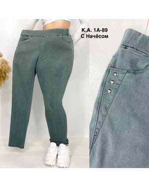 ДЖЕГГИНСЫ ТКАНЬ ДЖИНС С НАЧЕСОМ