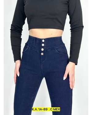 ДЖЕГГИНСЫ В РАЗМЕР ТКАНЬ ДЖИНС НА ФЛИСЕ