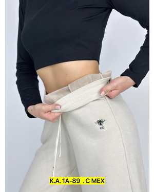 БРЮКИ В РАЗМЕР ТКАНЬ ВЕЛЬВЕТ НА ФЛИСЕ