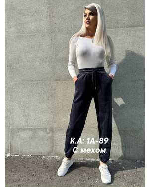 БРЮКИ В РАЗМЕР ТКАНЬ ВЕЛЬВЕТ НА ФЛИСЕ