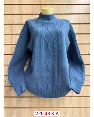 СВИТЕР ТКАНЬ 43% COTTON, 38% CASHMERE, 10% WOOL, 9% ELASTANE