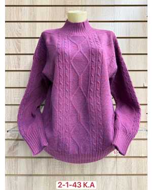 СВИТЕР ТКАНЬ 43% COTTON, 38% CASHMERE, 10% WOOL, 9% ELASTANE