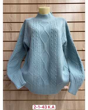 СВИТЕР ТКАНЬ 43% COTTON, 38% CASHMERE, 10% WOOL, 9% ELASTANE