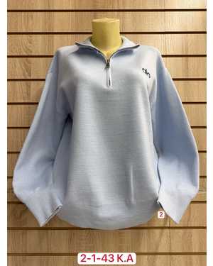 СВИТЕР ТКАНЬ 65% COTTON, 30% CASHMERE, 5% ELASTANE