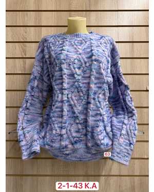 СВИТЕР ТКАНЬ ШЕРСТЬ, 70% COTTON, 20% WOOL, 10% CASHMERE