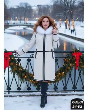 ДУБЛЁНКА ТКАНЬ ДУБЛЁНКА С НАТУРАЛЬНЫМ МЕХОМ