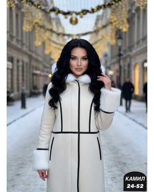 ДУБЛЁНКА ТКАНЬ ДУБЛЁНКА С НАТУРАЛЬНЫМ МЕХОМ