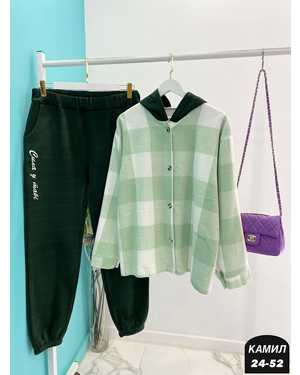 ЖЕНСКИЙ КОСТЮМ ДВОЙКА ТКАНЬ КАШЕМИР, ФЛИС