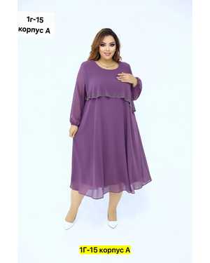 Женское платье. Ткань шифон на подкладе Длина платья- 122см