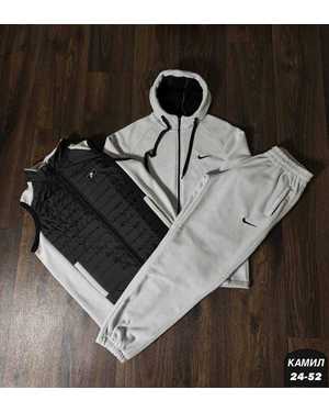 МУЖСКОЙ КОСТЮМ ТРОЙКА ТКАНЬ ДВУХСЛОЙНЫЙ ФЛИС, СИНТЕПОН