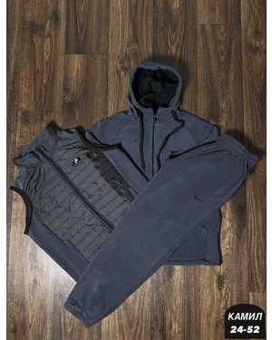 МУЖСКОЙ КОСТЮМ ТРОЙКА ТКАНЬ ДВУХСЛОЙНЫЙ ФЛИС, СИНТЕПОН