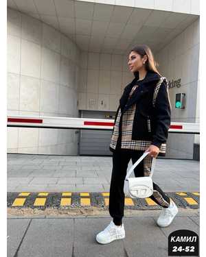 ЖЕНСКИЙ КОСТЮМ В РАЗМЕР ТКАНЬ МЕХ, ФЛИС