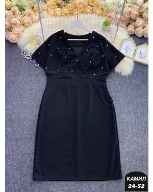 ПЛАТЬЕ ТКАНЬ КРЕП-ЖЕМЧУГ