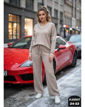 ЖЕНСКИЙ КОСТЮМ ДВОЙКА ТКАНЬ КАШЕМИР