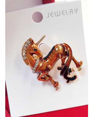 Брошка Лошадь Символ 2026года