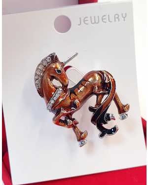 Брошка Лошадь Символ 2026года