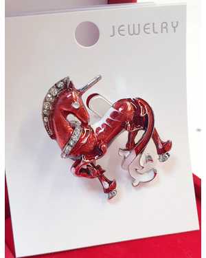 Брошка Лошадь Символ 2026года