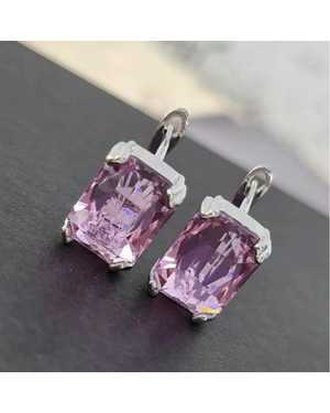 Серьги с камнем