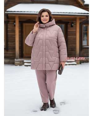 ЗИМНЯЯ КУРТКА В РАЗМЕР ТКАНЬ ХОЛОФАЙБЕР