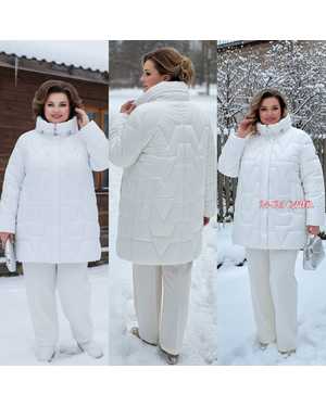 ЗИМНЯЯ КУРТКА В РАЗМЕР ТКАНЬ ХОЛОФАЙБЕР