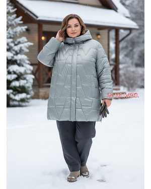 ЗИМНЯЯ КУРТКА В РАЗМЕР ТКАНЬ ХОЛОФАЙБЕР