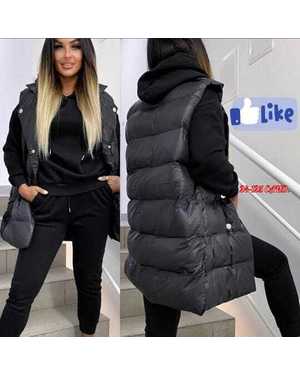 ЖЕНСКИЙ КОСТЮМ ТРОЙКА ТКАНЬ ФЛИС, СИНТЕПОН С ПОДКЛАДКОЙ