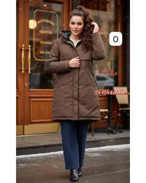 КУРТКА ТКАНЬ ПЛАЩЕВКА С ПОЛНОЙ ПОДКЛАДКОЙ (НАПОЛНИТЕЛЬ ХОЛОФАЙБЕР)