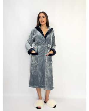 Женский махровый халат