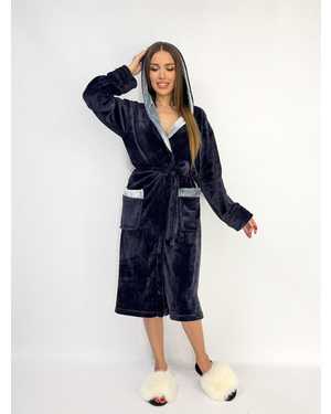 Женский махровый халат