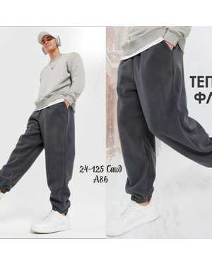 ШТАНЫ ТКАНЬ ФЛИС С НАЧЁСОМ