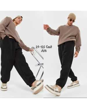 ШТАНЫ ТКАНЬ ФЛИС С НАЧЁСОМ