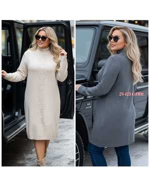 ПЛАТЬЕ ТКАНЬ ВЯЗАННЫЙ КАШЕМИР