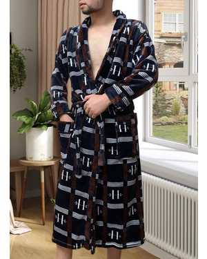 Мужской махровый халат