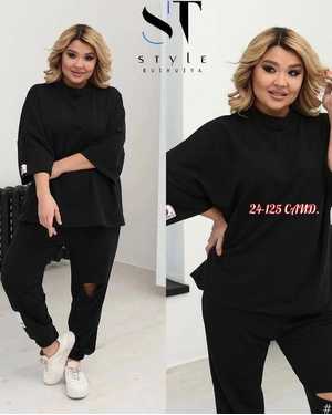 ЖЕНСКИЙ КОСТЮМ ДВОЙКА ТКАНЬ ТУРЕЦКИЙ ДВУХНИТКА