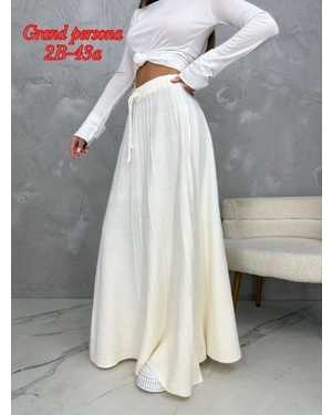 Женская теплая юбка. Ткань Вязанный, 95%хлопок, 5% полиэстер Длина 90см