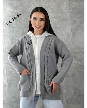 КАРДИГАН ТКАНЬ ШЕРСТЬ