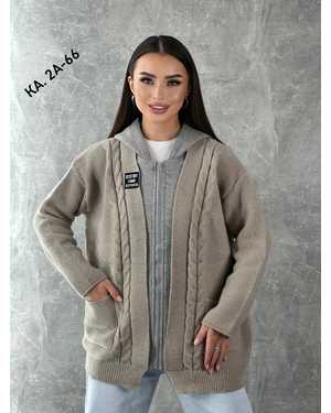 КАРДИГАН ТКАНЬ ШЕРСТЬ