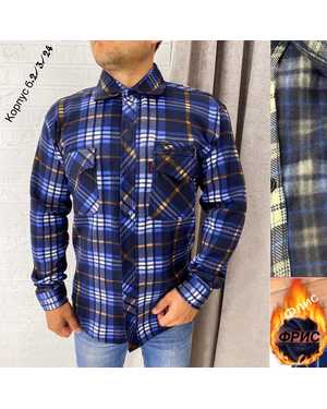 РУБАШКА В РАЗМЕР ТКАНЬ ТЁПЛЫЙ С НАЧЕСОМ