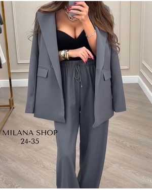 ЖЕНСКИЙ КОСТЮМ ДВОЙКА ТКАНЬ БАРБИ