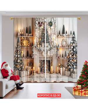 Фотошторы 3д ткань габардин. Ширина: 2,9м Высота: 2,6м