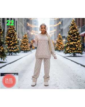 ЖЕНСКИЙ КОСТЮМ ДВОЙКА ТКАНЬ КАШЕМИР С СТРАЗАМИ