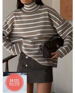 СВИТЕР-ТУНИКА ТКАНЬ МАШИННАЯ ВЯЗКА 70% ШЕРСТЬ 30% АКРИЛ