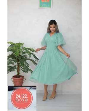 ПЛАТЬЕ ТКАНЬ ГИПЮР С ПОДКЛАДКОЙ