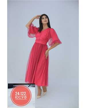 ПЛАТЬЕ ТКАНЬ ГИПЮР С ПОДКЛАДКОЙ