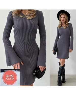 ПЛАТЬЕ ТКАНЬ МАШИННАЯ ВЯЗКА, 70% ШЕРСТЬ, 30% АКРИЛ