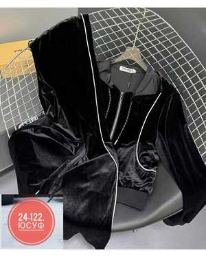 ЖЕНСКИЙ КОСТЮМ ДВОЙКА ТКАНЬ ВЕЛЮР